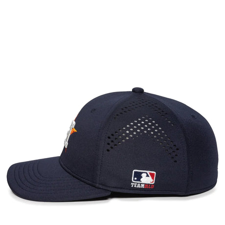 Outdoor Cap Houston Astros™ Official MLB® Replica Structured Solid Panel Hat MLB-600 Fan Gear MLB Houston Astros