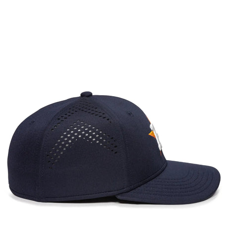 Outdoor Cap Houston Astros™ Official MLB® Replica Structured Solid Panel Hat MLB-600 Fan Gear MLB Houston Astros