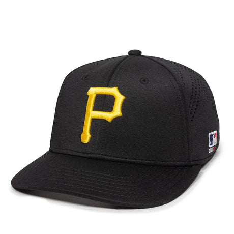 Outdoor Cap Pittsburgh Pirates™ Official MLB® Replica Structured Solid Panel Hat MLB-600 Fan Gear MLB Pittsburgh Pirates