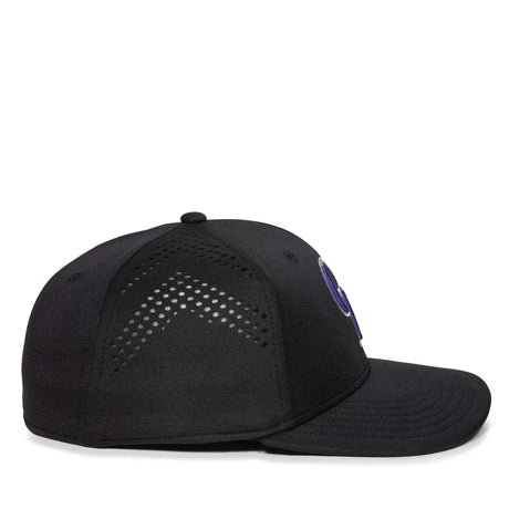 Outdoor Cap Colorado Rockies™ Official MLB® Replica Structured Solid Panel Hat MLB-600 Fan Gear MLB Colorado Rockies