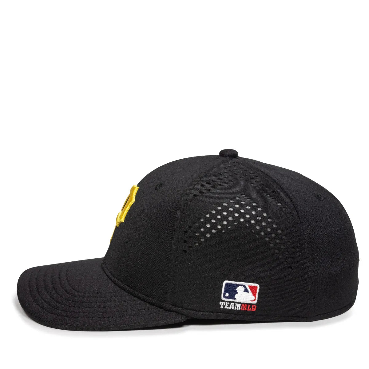 Outdoor Cap Pittsburgh Pirates™ Official MLB® Replica Structured Solid Panel Hat MLB-600 Fan Gear MLB Pittsburgh Pirates