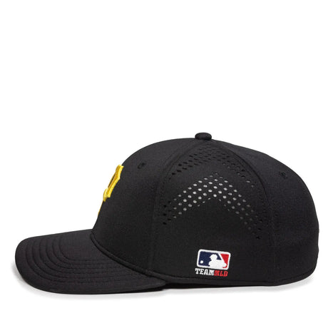 Outdoor Cap Pittsburgh Pirates™ Official MLB® Replica Structured Solid Panel Hat MLB-600 Fan Gear MLB Pittsburgh Pirates