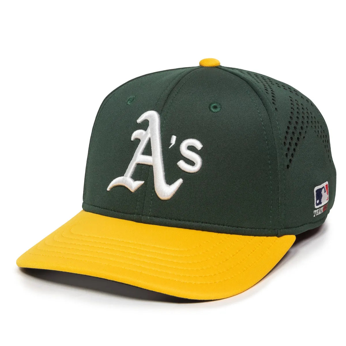 Outdoor Cap Oakland Athletics™ Official MLB® Replica Structured Solid Panel Hat MLB-600 Fan Gear MLB Oakland Athletics