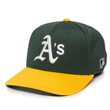 Outdoor Cap Oakland Athletics™ Official MLB® Replica Structured Solid Panel Hat MLB-600 Fan Gear MLB Oakland Athletics
