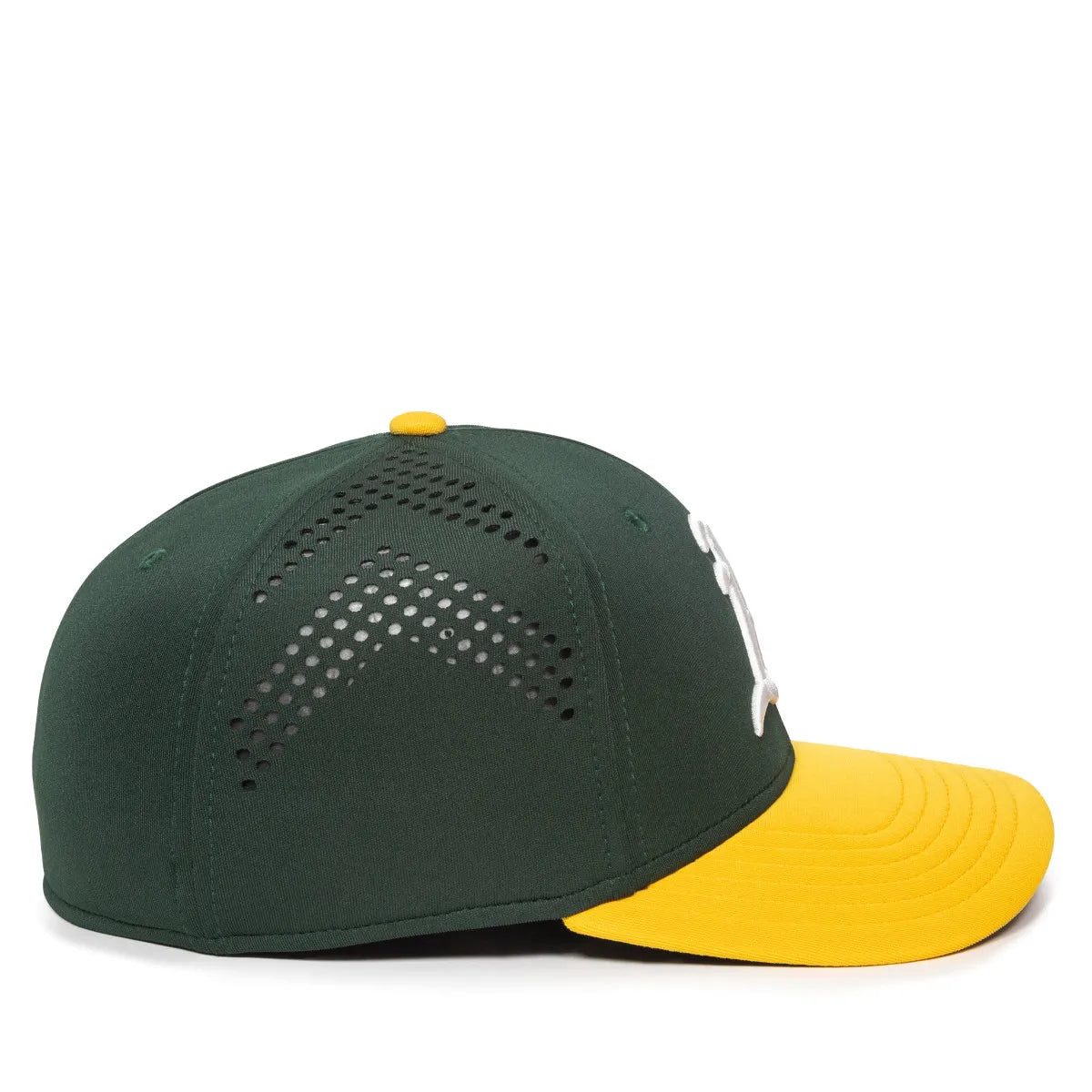 Outdoor Cap Oakland Athletics™ Official MLB® Replica Structured Solid Panel Hat MLB-600 Fan Gear MLB Oakland Athletics