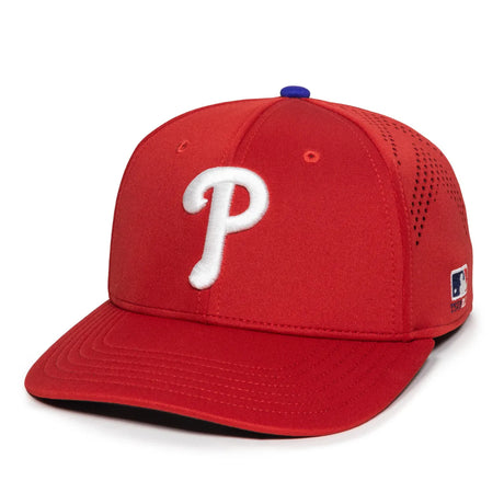 Outdoor Cap Philadelphia Phillies™ Official MLB® Replica Structured Solid Panel Hat MLB-600 Fan Gear MLB Philadelphia Phillies