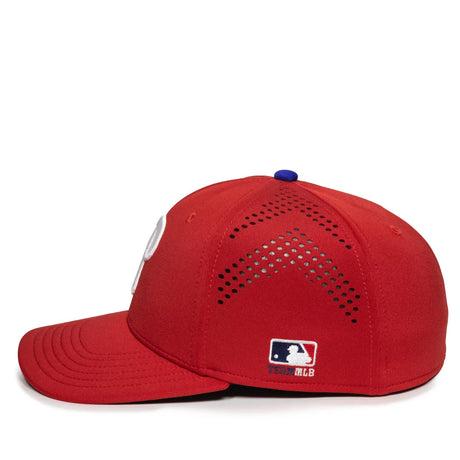 Outdoor Cap Philadelphia Phillies™ Official MLB® Replica Structured Solid Panel Hat MLB-600 Fan Gear MLB Philadelphia Phillies