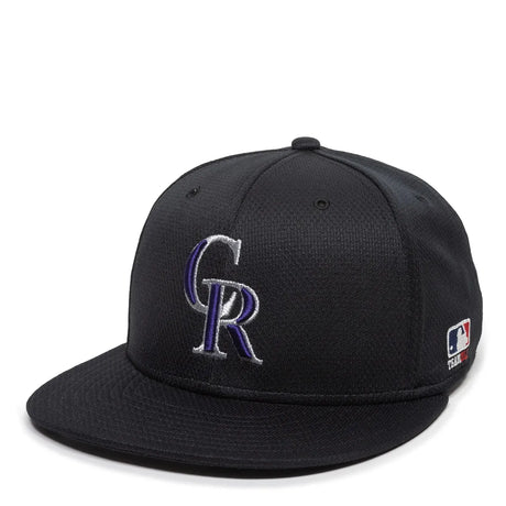 Outdoor Cap Colorado Rockies™ MLB® Replica Structured Solid Panel Hat MLB-400 Fan Gear MLB Colorado Rockies