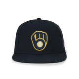 Outdoor Cap Milwaukee Brewers™ MLB® Replica Structured Solid Panel Hat MLB-450 Fan Gear MLB Milwaukee Brewers