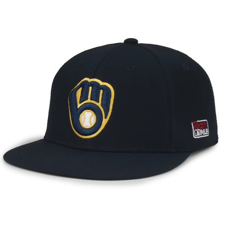 Outdoor Cap Milwaukee Brewers™ MLB® Replica Structured Solid Panel Hat MLB-450 Fan Gear MLB Milwaukee Brewers