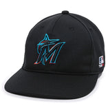 Outdoor Cap Miami Marlins™ MLB® Replica Structured Solid Panel Hat MLB-350 Fan Gear MLB Miami Marlins
