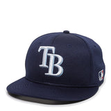 Outdoor Cap Tampa Bay Rays™ MLB® Replica Structured Solid Panel Hat MLB-400 Fan Gear MLB Tampa Bay Rays