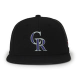 Outdoor Cap Colorado Rockies™ MLB® Replica Structured Solid Panel Hat MLB-450 Fan Gear MLB Colorado Rockies