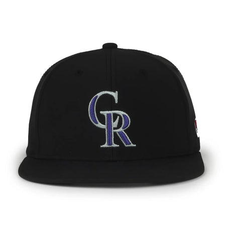 Outdoor Cap Colorado Rockies™ MLB® Replica Structured Solid Panel Hat MLB-450 Fan Gear MLB Colorado Rockies