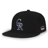 Outdoor Cap Colorado Rockies™ MLB® Replica Structured Solid Panel Hat MLB-450 Fan Gear MLB Colorado Rockies