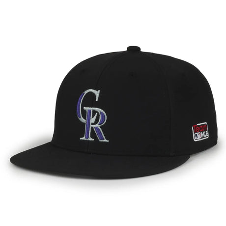 Outdoor Cap Colorado Rockies™ MLB® Replica Structured Solid Panel Hat MLB-450 Fan Gear MLB Colorado Rockies