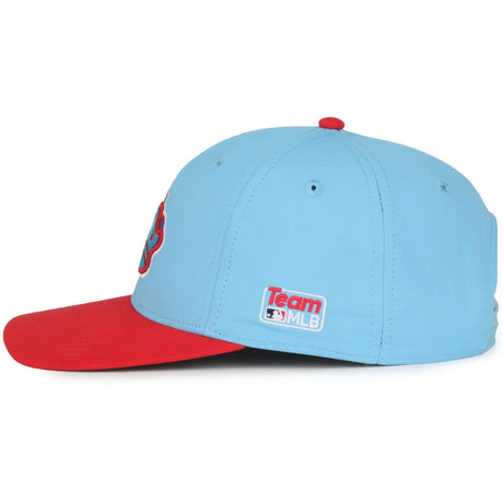 Outdoor Cap Miami Marlins™ Official MLB® Replica Structured Solid Panel Hat MLB-550cc Fan Gear MLB Miami Marlins