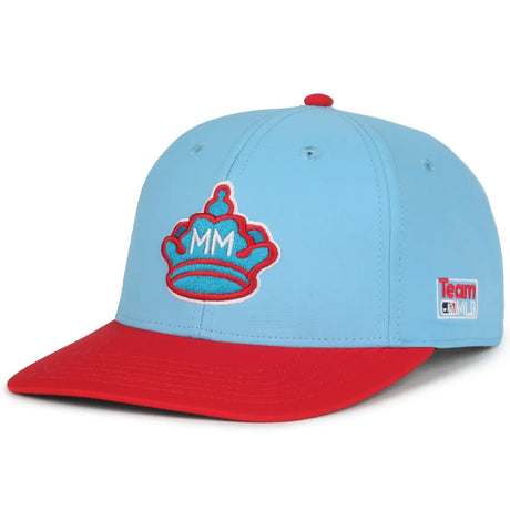 Outdoor Cap Miami Marlins™ Official MLB® Replica Structured Solid Panel Hat MLB-550cc Fan Gear MLB Miami Marlins