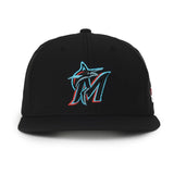 Outdoor Cap Miami Marlins™ MLB® Replica Structured Solid Panel Hat MLB-450 Fan Gear MLB Miami Marlins