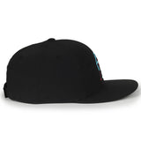 Outdoor Cap Miami Marlins™ MLB® Replica Structured Solid Panel Hat MLB-450 Fan Gear MLB Miami Marlins