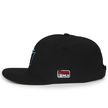 Outdoor Cap Miami Marlins™ MLB® Replica Structured Solid Panel Hat MLB-450 Fan Gear MLB Miami Marlins