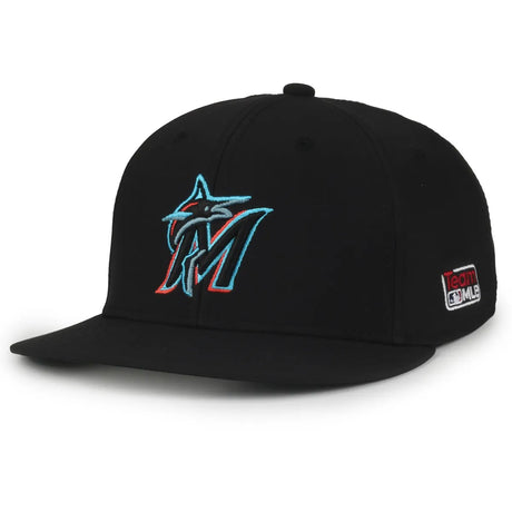 Outdoor Cap Miami Marlins™ MLB® Replica Structured Solid Panel Hat MLB-450 Fan Gear MLB Miami Marlins