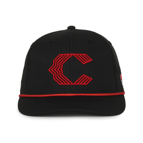 Outdoor Cap Cincinnati Reds™ Official MLB® Replica Structured Solid Panel Hat MLB-550cc Fan Gear MLB Cincinnati Reds