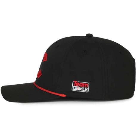 Outdoor Cap Cincinnati Reds™ Official MLB® Replica Structured Solid Panel Hat MLB-550cc Fan Gear MLB Cincinnati Reds