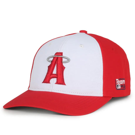Outdoor Cap Los Angeles Angels™ Official MLB® Replica Structured Solid Panel Hat MLB-550cc Fan Gear MLB Los Angeles Angels