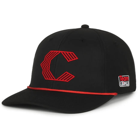 Outdoor Cap Cincinnati Reds™ Official MLB® Replica Structured Solid Panel Hat MLB-550cc Fan Gear MLB Cincinnati Reds