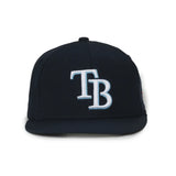 Outdoor Cap Tampa Bay Rays™ MLB® Replica Structured Solid Panel Hat MLB-450 Fan Gear MLB Tampa Bay Rays