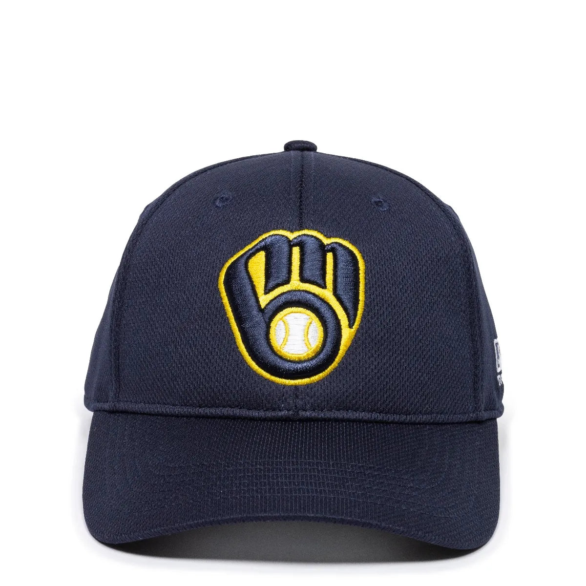 Outdoor Cap Milwaukee Brewers™ MLB® Replica Structured Solid Panel Hat MLB-350 Fan Gear MLB Milwaukee Brewers