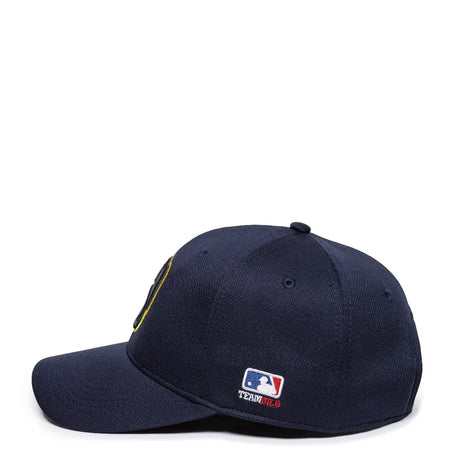 Outdoor Cap Milwaukee Brewers™ MLB® Replica Structured Solid Panel Hat MLB-350 Fan Gear MLB Milwaukee Brewers