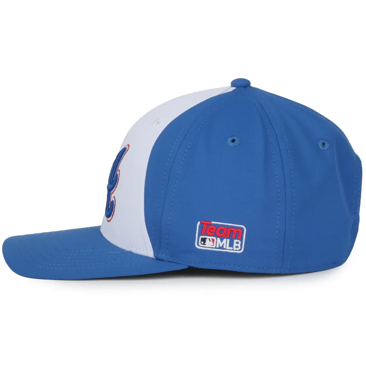 Outdoor Cap Atlanta Braves™ Official MLB® Replica Structured Solid Panel Hat MLB-550cc Fan Gear MLB Atlanta Braves