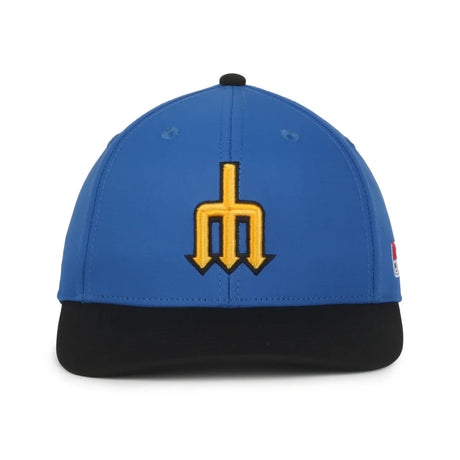 Outdoor Cap Seattle Mariners™ Official MLB® Replica Structured Solid Panel Hat MLB-550cc Fan Gear MLB Seattle Mariners