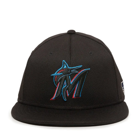 Outdoor Cap Miami Marlins™ MLB® Replica Structured Solid Panel Hat MLB-400 Fan Gear MLB Miami Marlins