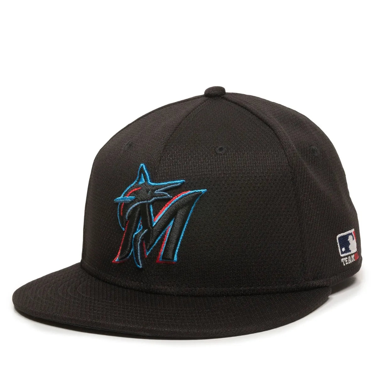 Outdoor Cap Miami Marlins™ MLB® Replica Structured Solid Panel Hat MLB-400 Fan Gear MLB Miami Marlins