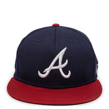 Outdoor Cap Atlanta Braves™ MLB® Replica Structured Solid Panel Hat MLB-400 Fan Gear MLB Atlanta Braves
