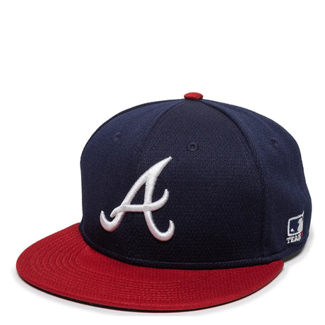 Outdoor Cap Atlanta Braves™ MLB® Replica Structured Solid Panel Hat MLB-400 Fan Gear MLB Atlanta Braves
