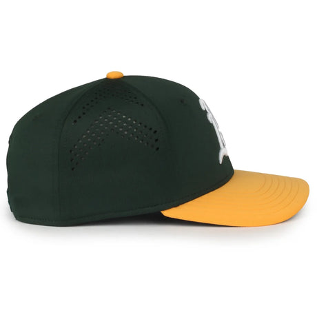 Outdoor Cap Oakland Athletics™ MLB® Replica Structured Solid Panel Hat MLB-650 Fan Gear MLB Oakland Athletics