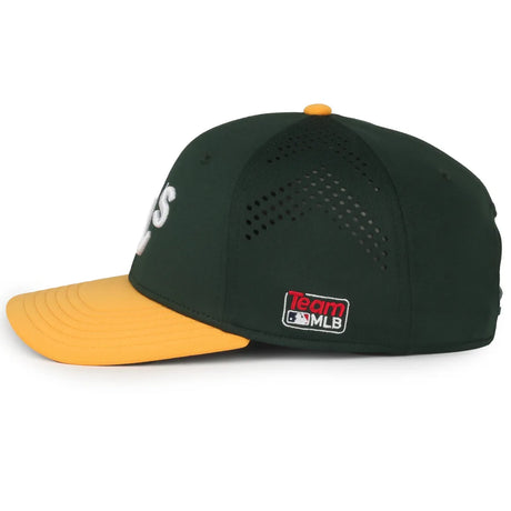 Outdoor Cap Oakland Athletics™ MLB® Replica Structured Solid Panel Hat MLB-650 Fan Gear MLB Oakland Athletics