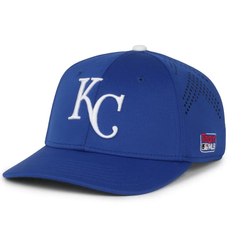 Outdoor Cap Kansas City Royals™ Official MLB® Replica Structured Solid Panel Hat MLB-650 Fan Gear MLB Kansas City Royals