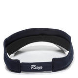 Outdoor Cap Tampa Bay Rays™ MLB® Replica Visor MLB-185 Fan Gear MLB Tampa Bay Rays