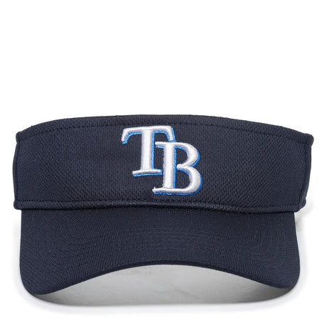 Outdoor Cap Tampa Bay Rays™ MLB® Replica Visor MLB-185 Fan Gear MLB Tampa Bay Rays