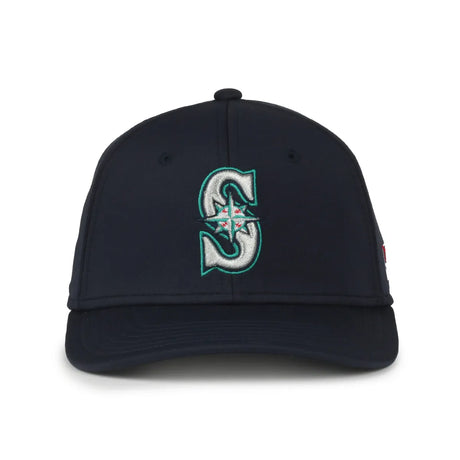 Outdoor Cap Seattle Mariners™ Official MLB® Replica Structured Solid Panel Hat MLB-650 Fan Gear MLB Seattle Mariners