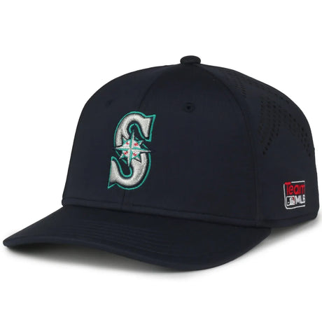 Outdoor Cap Seattle Mariners™ Official MLB® Replica Structured Solid Panel Hat MLB-650 Fan Gear MLB Seattle Mariners