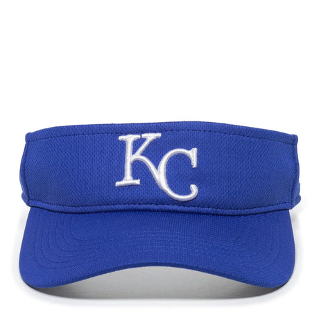 Outdoor Cap Kansas City Royals™ MLB® Replica Visor MLB-185 Fan Gear MLB Kansas City Royals
