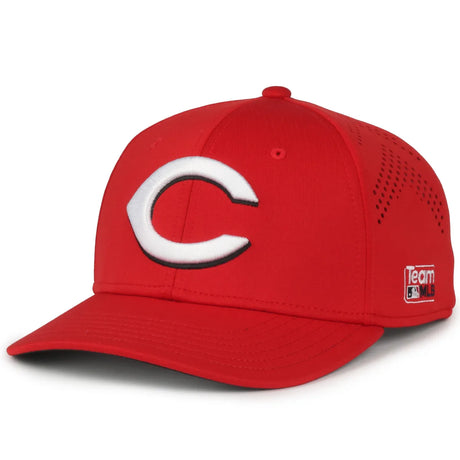 Outdoor Cap Cincinnati Reds™ Official MLB® Replica Structured Solid Panel Hat MLB-650 Fan Gear MLB Cincinnati Reds