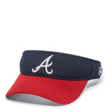 Outdoor Cap Atlanta Braves™ MLB® Replica Visor MLB-185 Fan Gear MLB Atlanta Braves