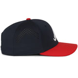 Outdoor Cap Atlanta Braves™ Official MLB® Replica Structured Solid Panel Hat MLB-650 Fan Gear MLB Atlanta Braves